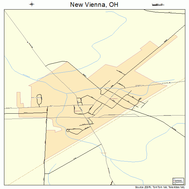 New Vienna, OH street map