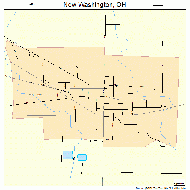 New Washington, OH street map