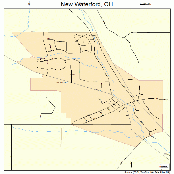 New Waterford, OH street map