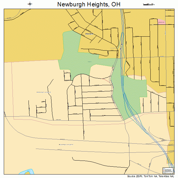 Newburgh Heights, OH street map