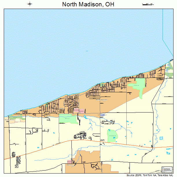 North Madison, OH street map