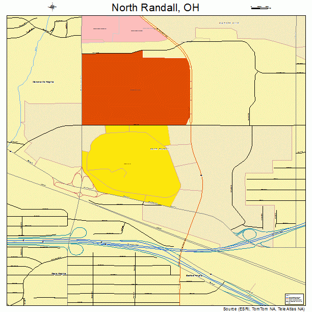 North Randall, OH street map