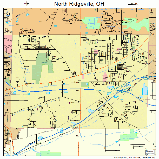 North Ridgeville, OH street map