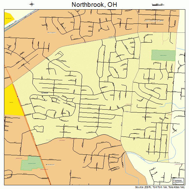 Northbrook, OH street map