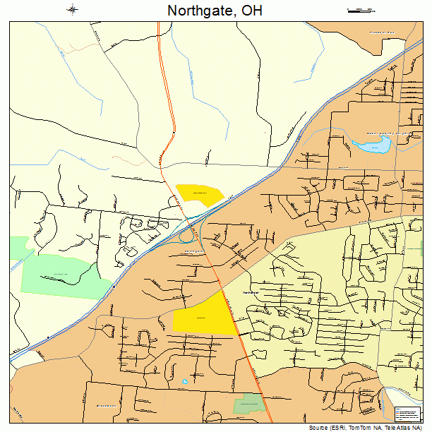 Northgate, OH street map