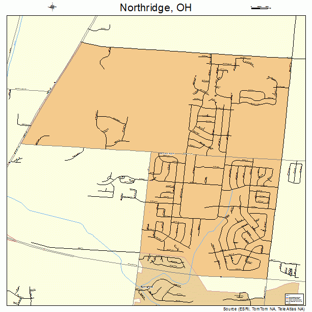 Northridge, OH street map