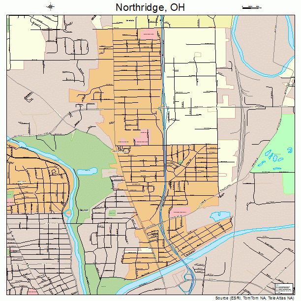 Northridge, OH street map