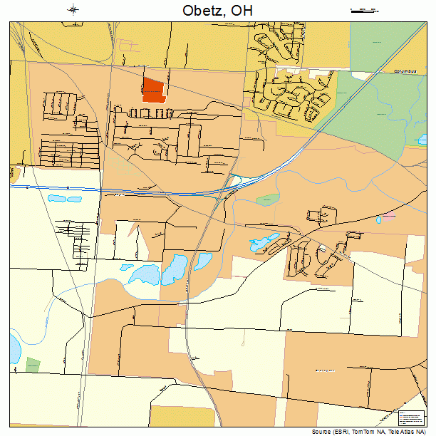 Obetz, OH street map