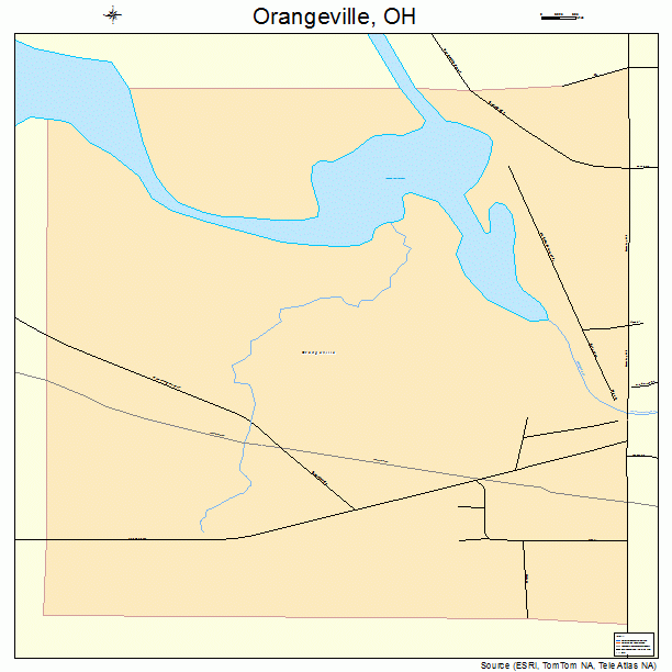 Orangeville, OH street map