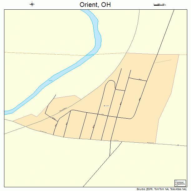 Orient, OH street map