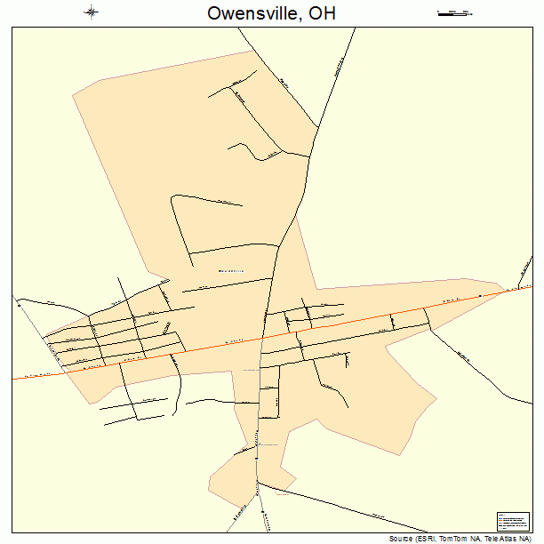 Owensville, OH street map