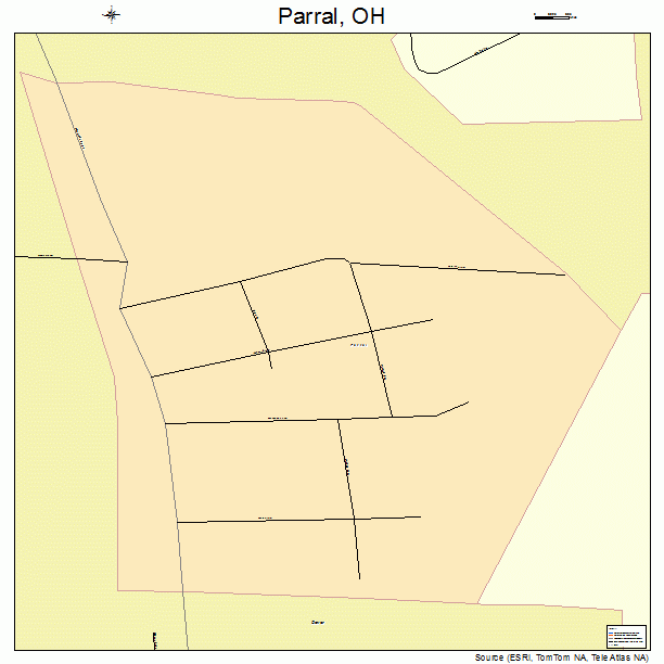 Parral, OH street map