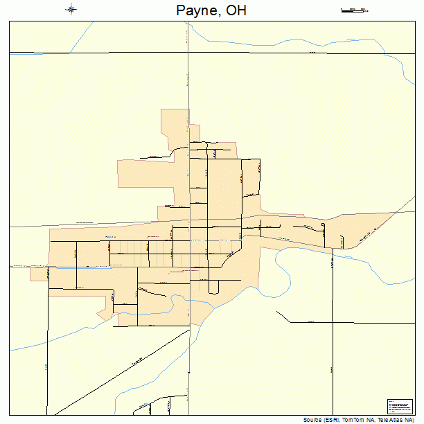 Payne, OH street map