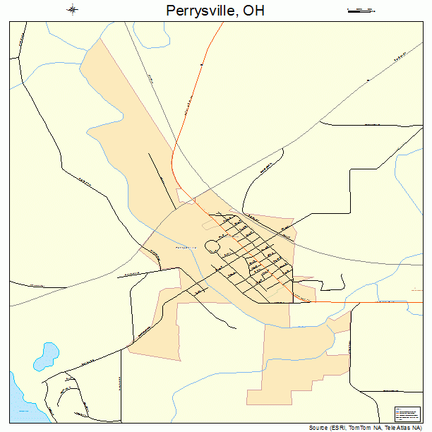 Perrysville, OH street map
