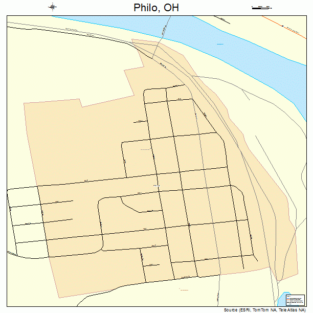 Philo, OH street map