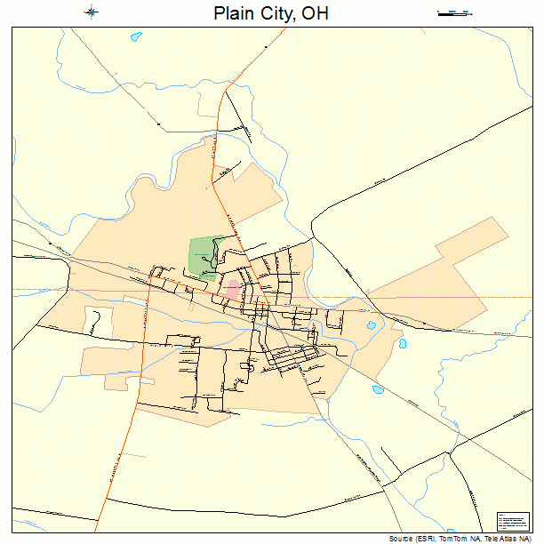 Plain City, OH street map