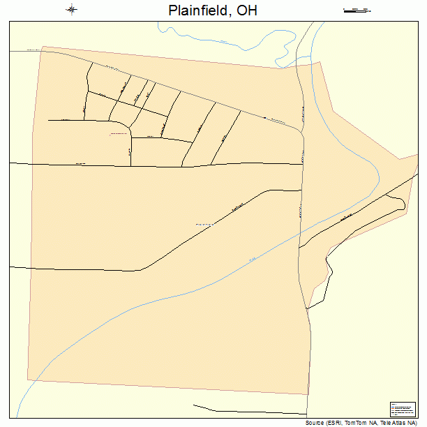 Plainfield, OH street map