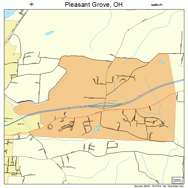 Pleasant Grove, OH street map