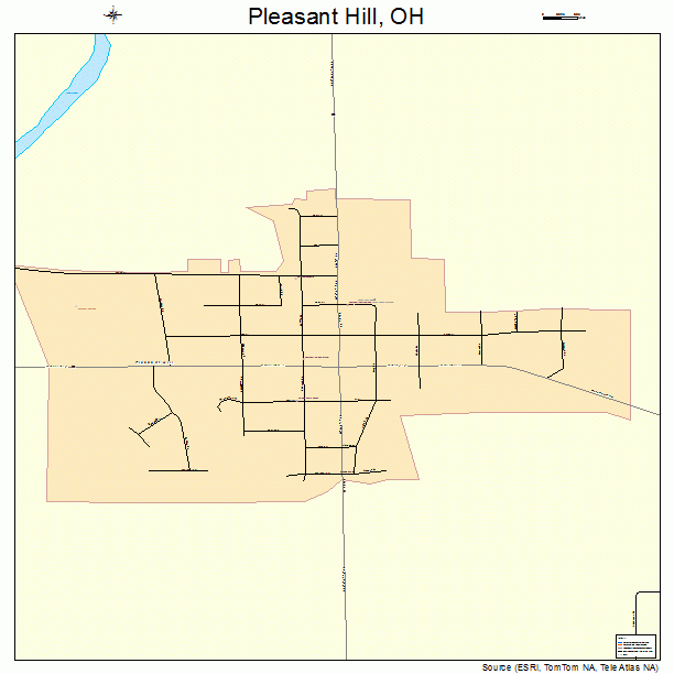 Pleasant Hill, OH street map