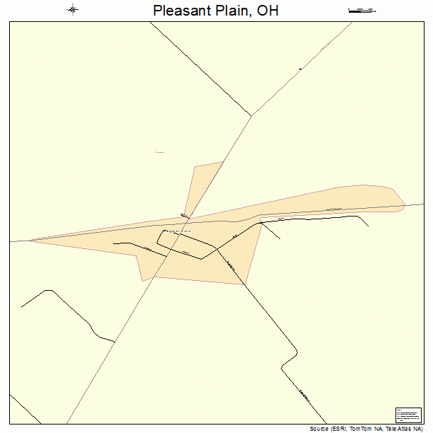 Pleasant Plain, OH street map