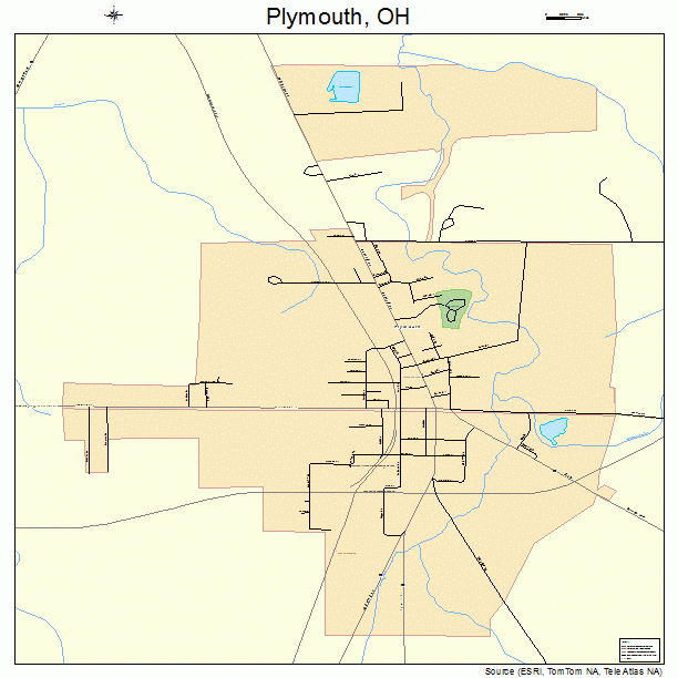 Plymouth, OH street map