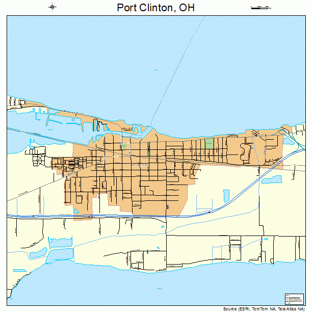 Port Clinton, OH street map