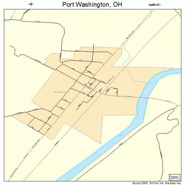 Port Washington, OH street map