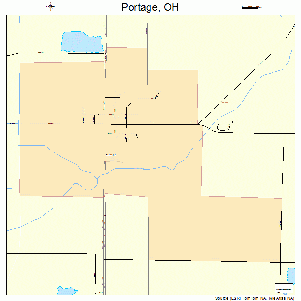 Portage, OH street map