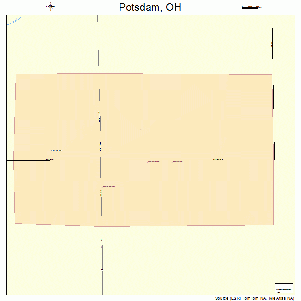 Potsdam, OH street map