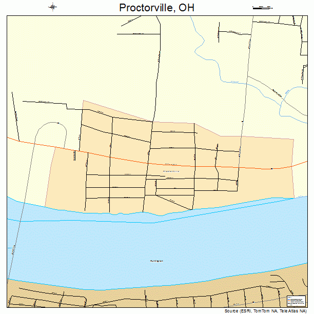 Proctorville, OH street map