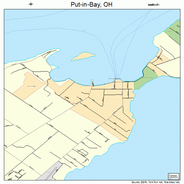 Put-in-Bay, OH street map