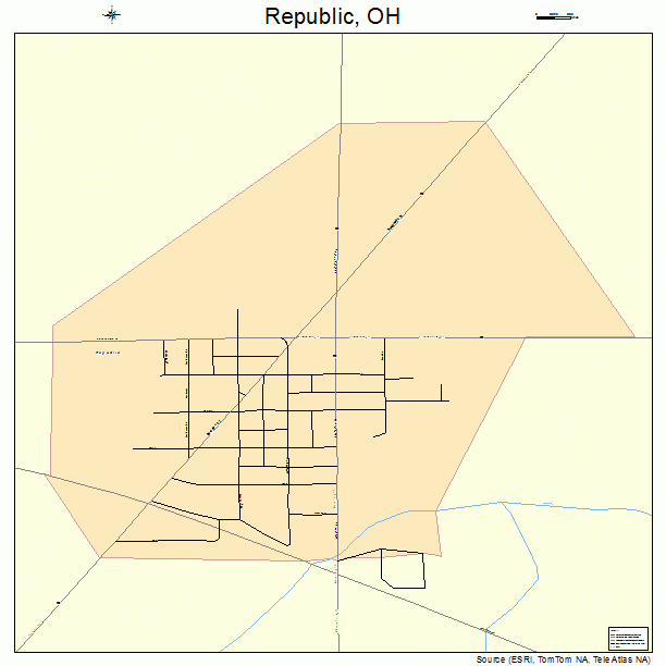 Republic, OH street map