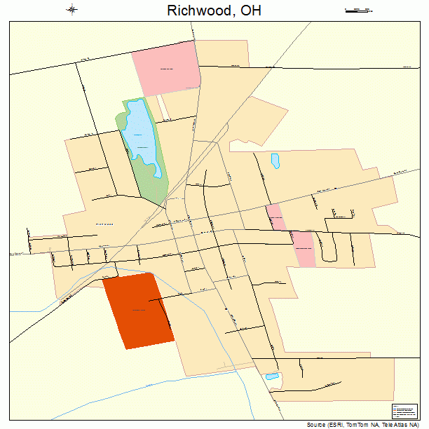 Richwood, OH street map