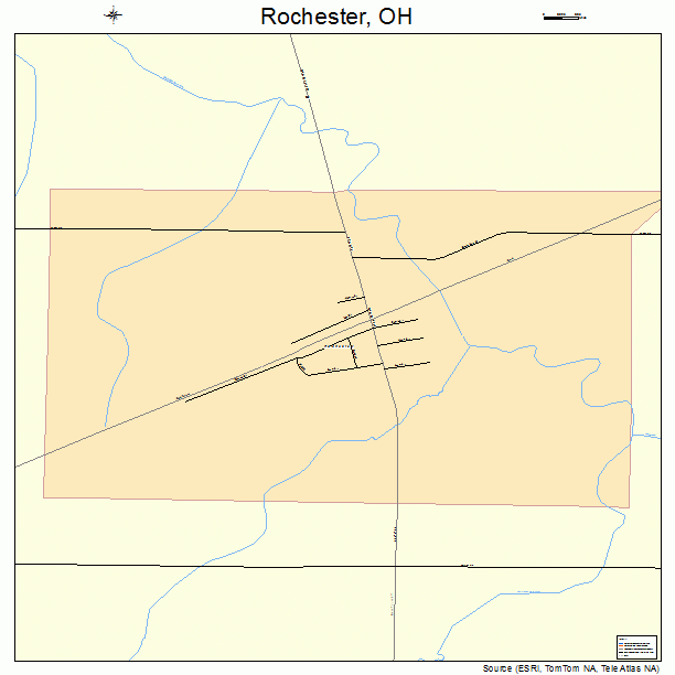 Rochester, OH street map