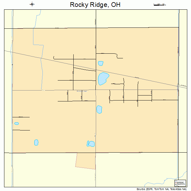 Rocky Ridge, OH street map