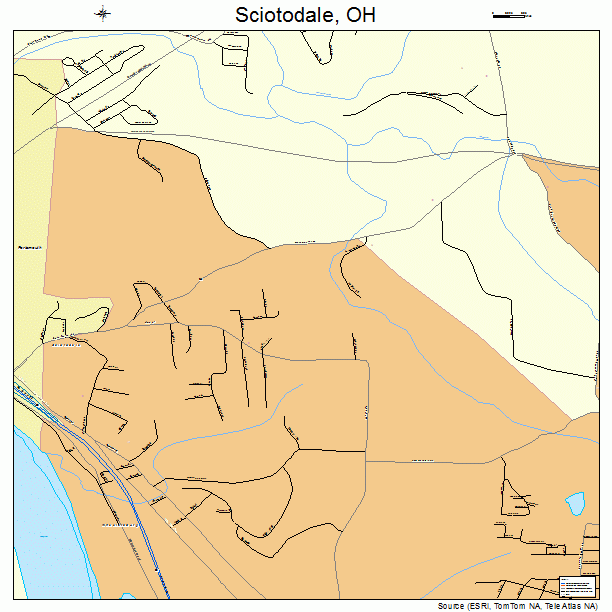 Sciotodale, OH street map