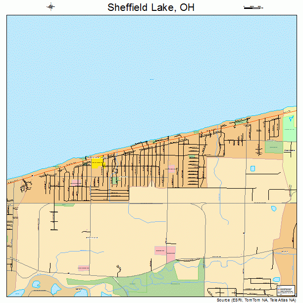 Sheffield Lake, OH street map