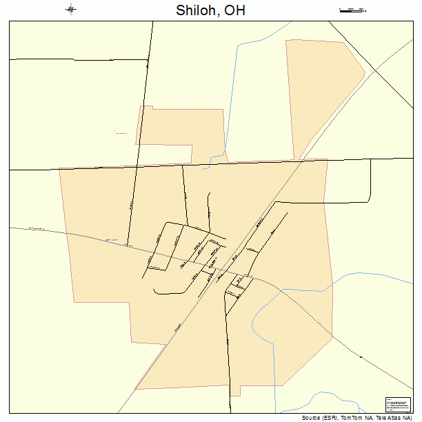 Shiloh, OH street map