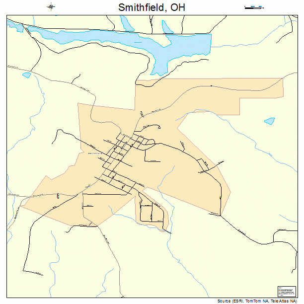 Smithfield, OH street map