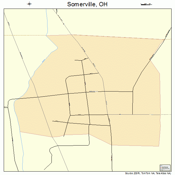Somerville, OH street map