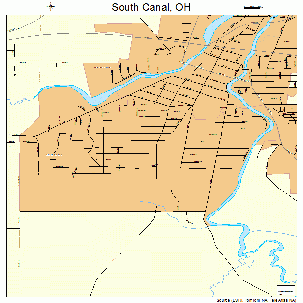 South Canal, OH street map