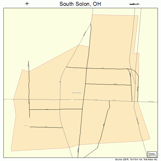 South Solon, OH street map