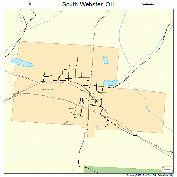 South Webster, OH street map