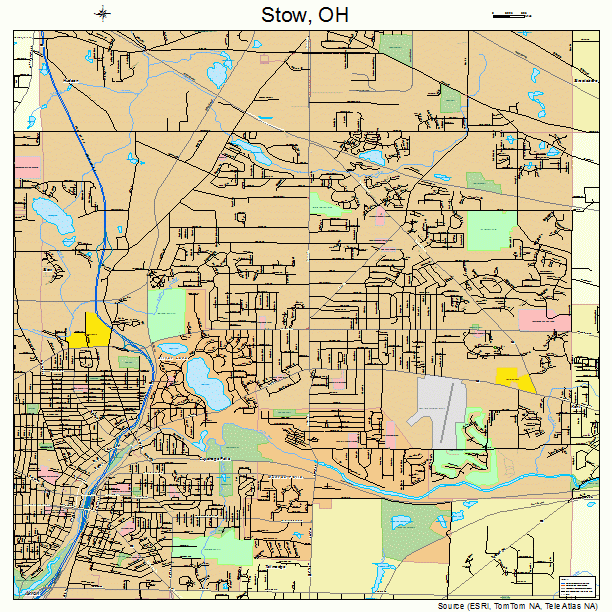 Stow, OH street map