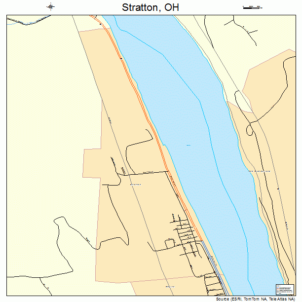 Stratton, OH street map