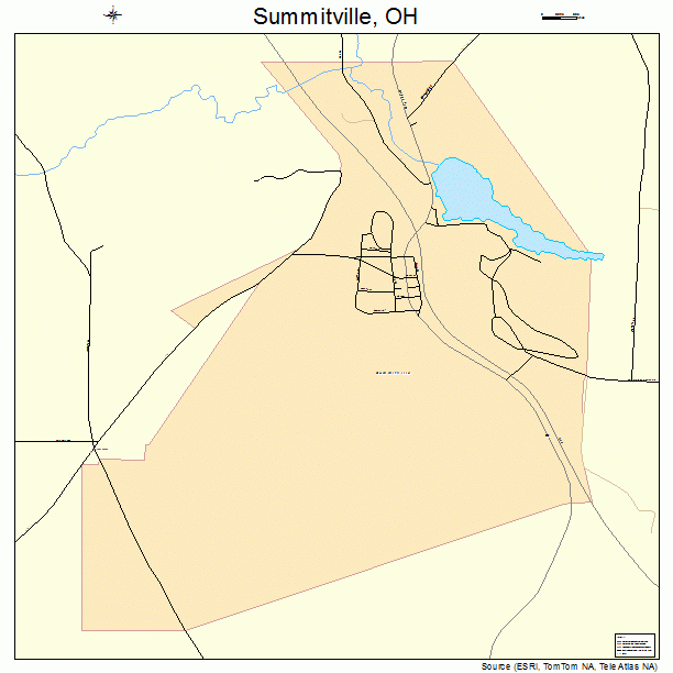 Summitville, OH street map