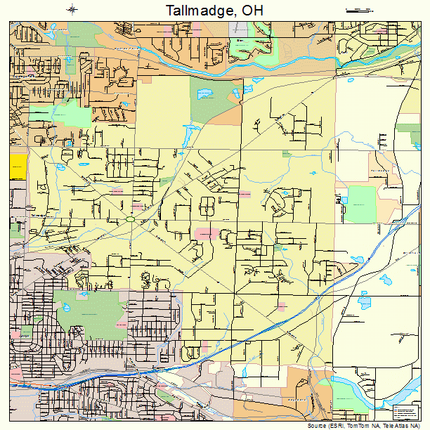 Tallmadge, OH street map