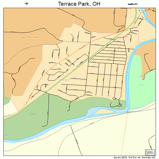 Terrace Park, OH street map