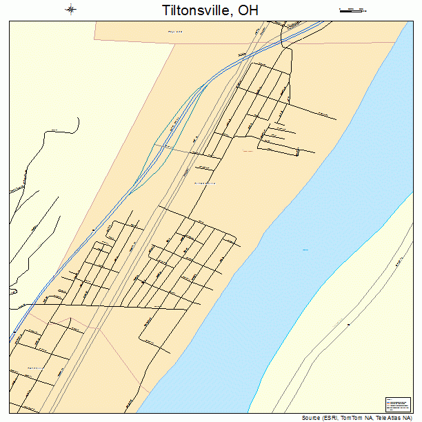 Tiltonsville, OH street map