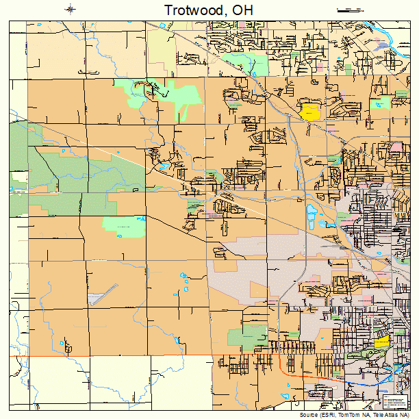 Trotwood, OH street map